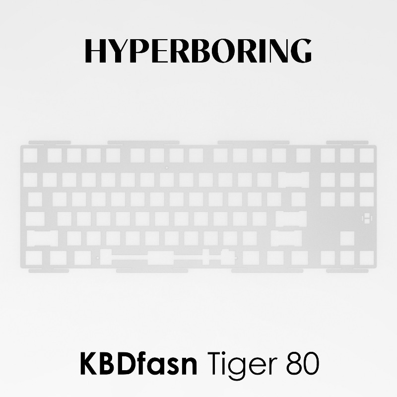 Tech Gaming Accessories - HYPERBORING Tiger80 Keyboard Positioning Board Customization