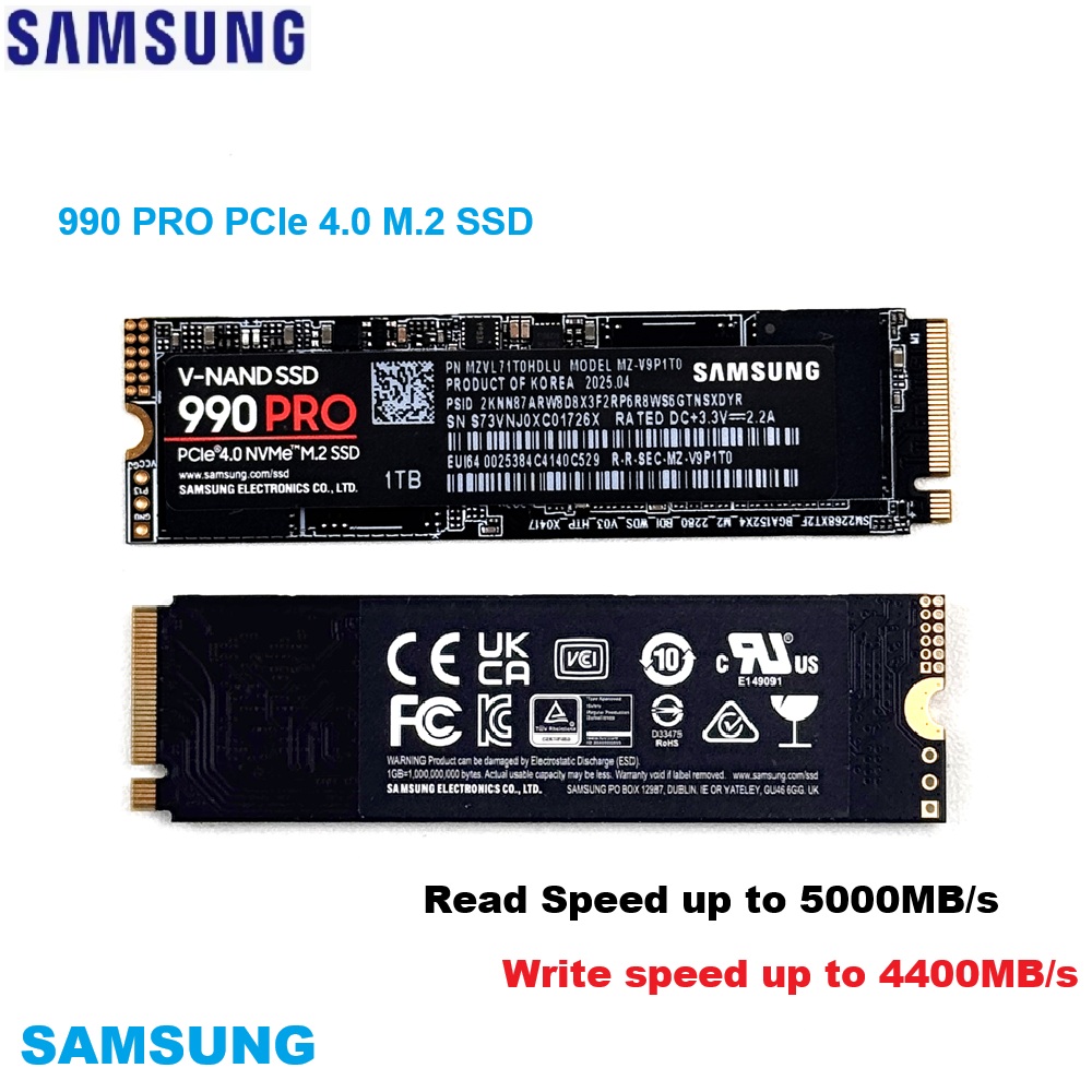 SAMSUNG 990 Pro SSD 2GB 1TB In - đánh giá và giá Samsung Ssd 990 Pro