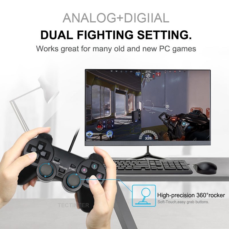 Wired USB PC Gaming Joystick G - đánh giá và giá Tech Gaming Accessories