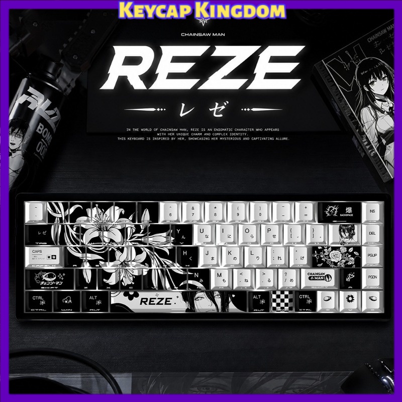 NEW Reze 5.0 Anime Keycaps Cha - đánh giá và giá Tech Gaming Accessories